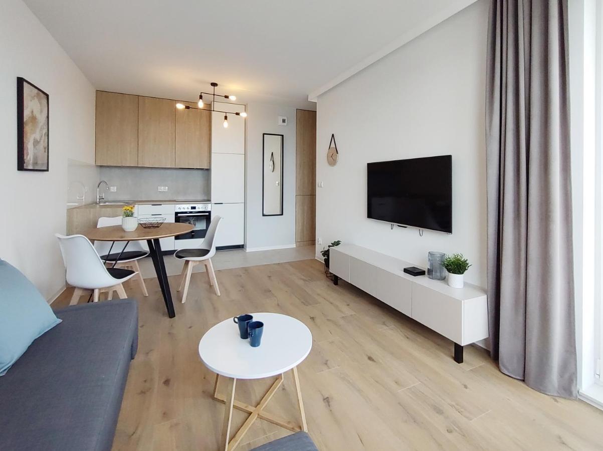 Elegant 3City Apartment With Parking In Gdansk By Noclegi Renters Exteriör bild