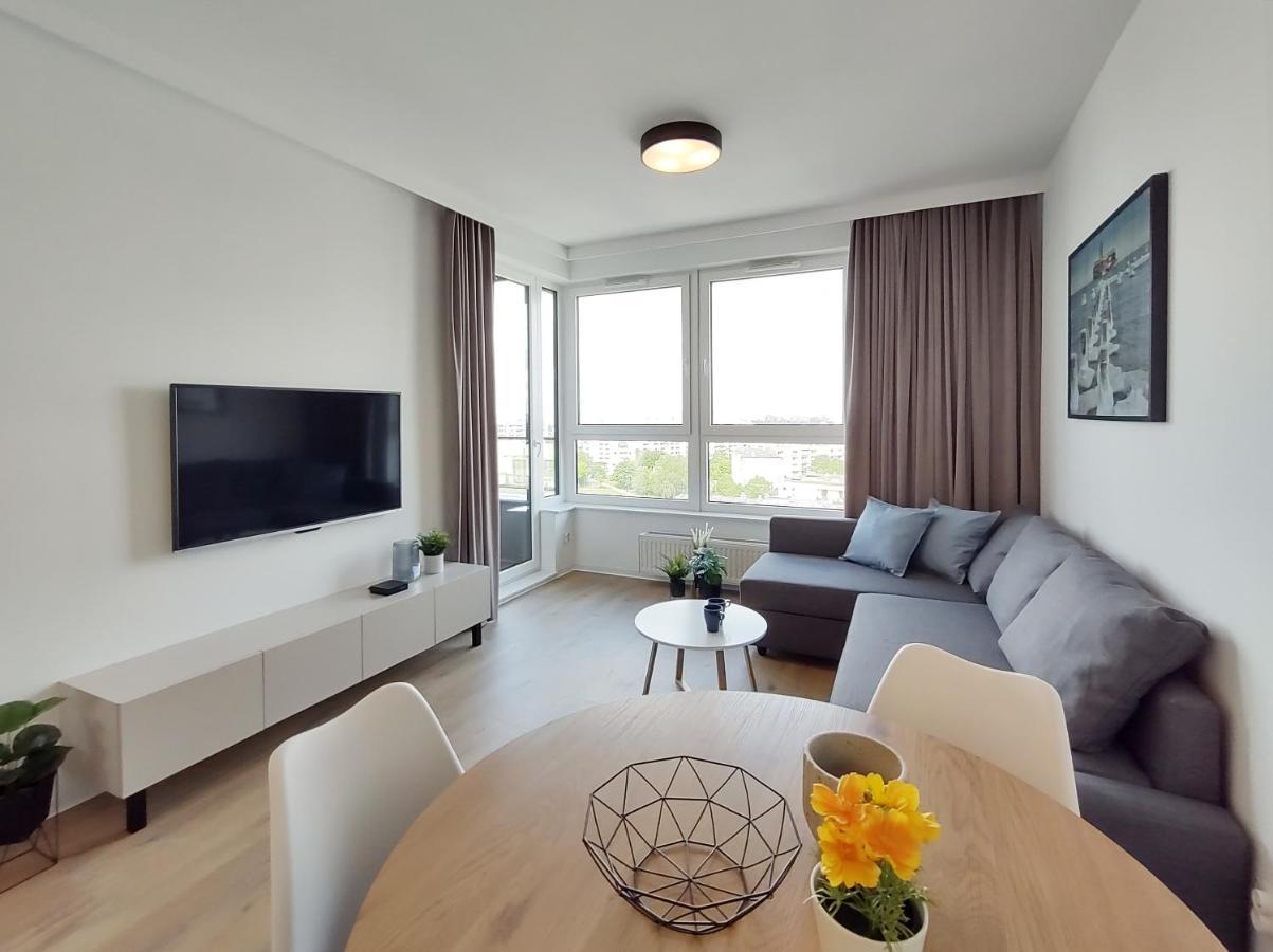 Elegant 3City Apartment With Parking In Gdansk By Noclegi Renters Exteriör bild