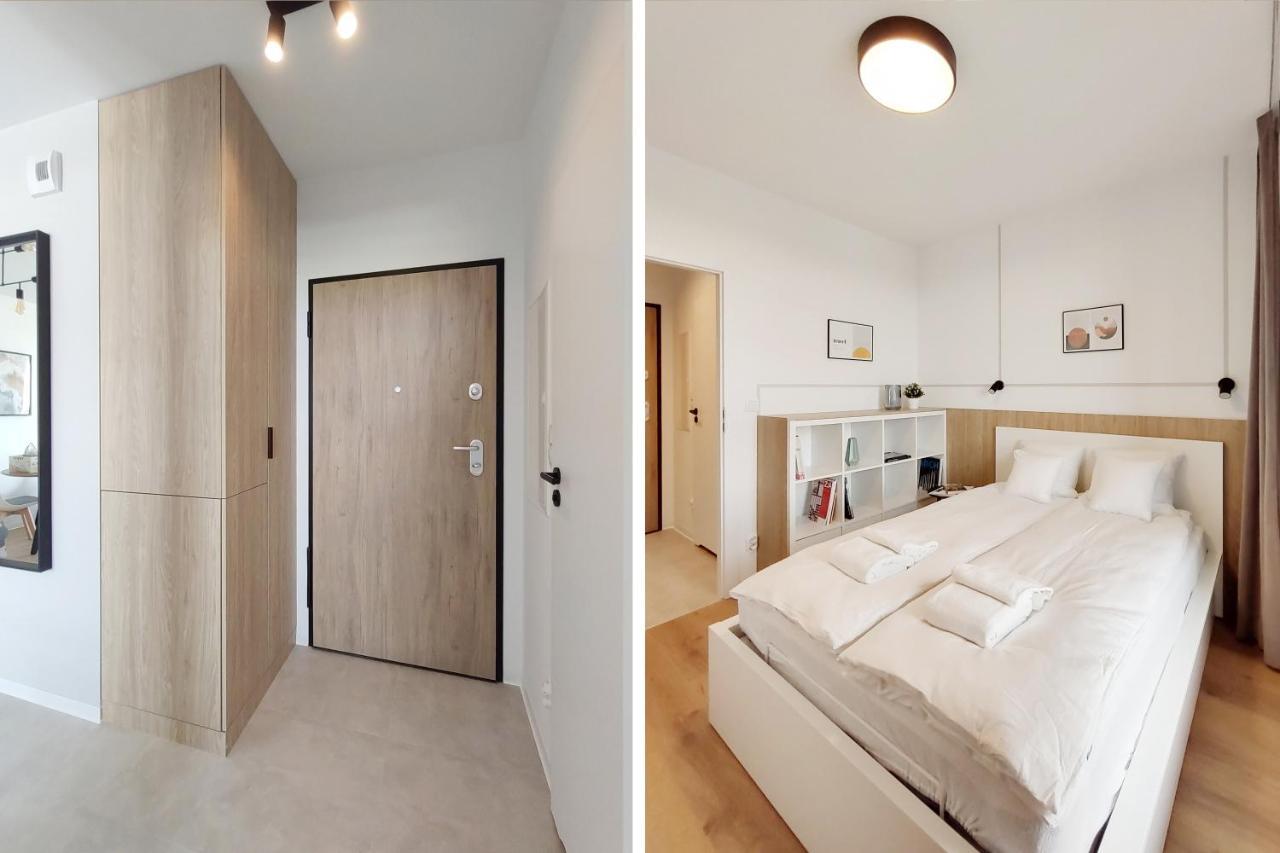 Elegant 3City Apartment With Parking In Gdansk By Noclegi Renters Exteriör bild