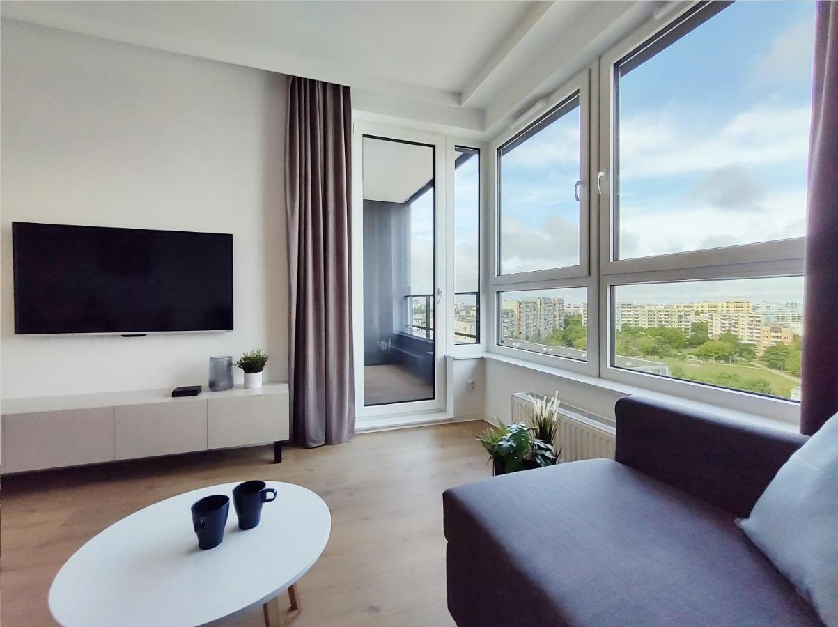 Elegant 3City Apartment With Parking In Gdansk By Noclegi Renters Exteriör bild